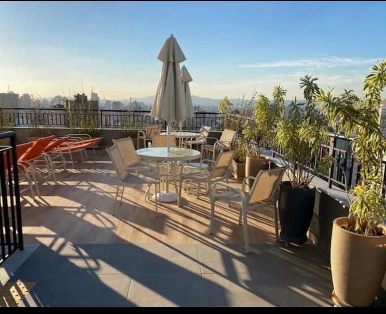 Studio Charmoso Com Terraco E Vista! São Paulo Exterior foto