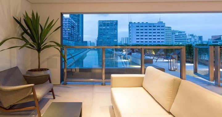 Studio Charmoso Com Terraco E Vista! São Paulo Exterior foto